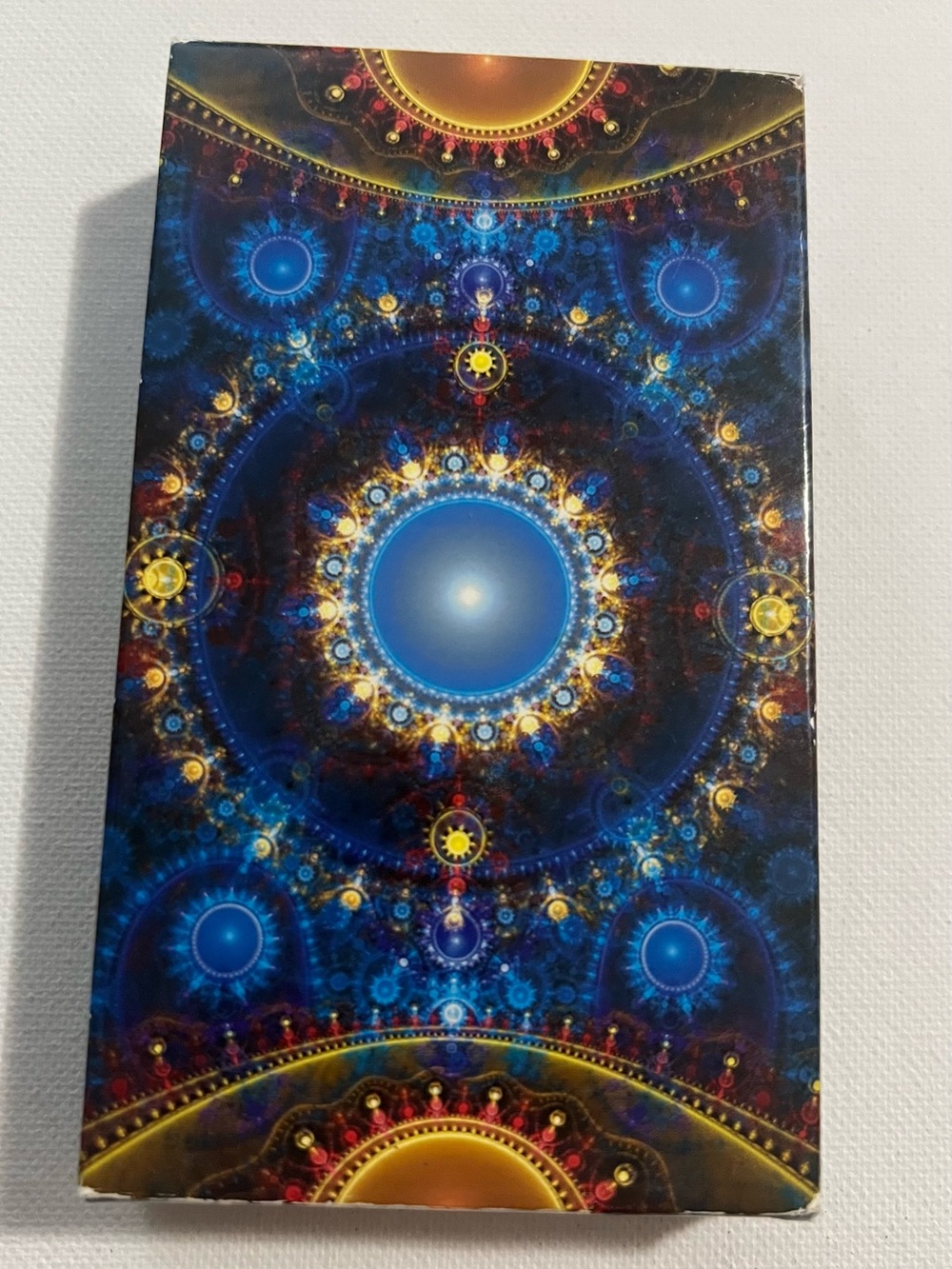 Blue Mandala tarot cards -